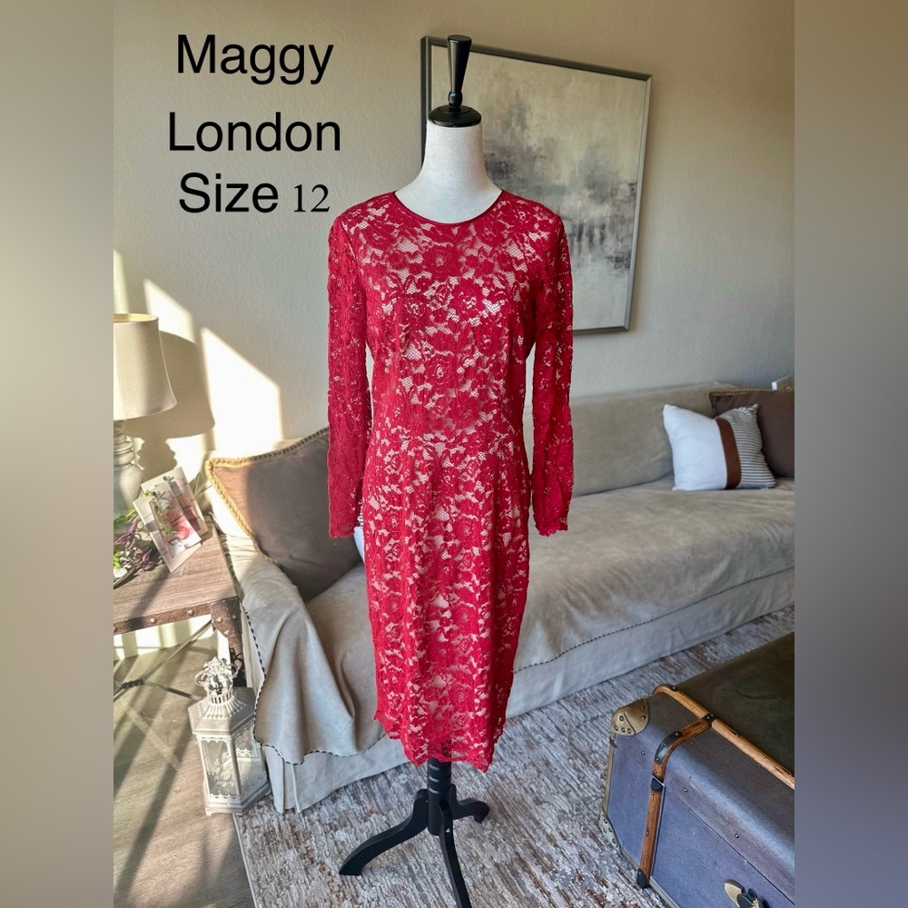 Maggy London lace dress-timeless!